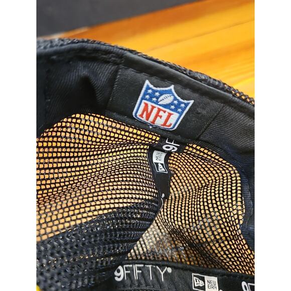 New Era Los Angeles Rams NFL Mesh Trucker 9Fifty Snapback Hat - Picture 10 of 11